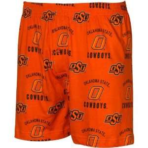   State Cowboys Orange Maverick Boxer Shorts (Small)