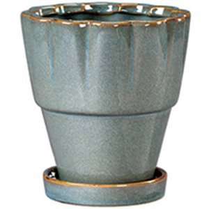  New England #18958928 6.75Dust Ruffl Planter Patio, Lawn 