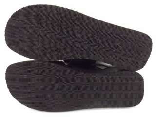 Mens shoes black leather comfort Nouchka 11 M sport sandal  