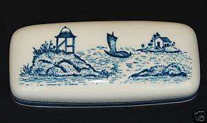 SYRACUSE CAREFREE OLD CATHAY BLUE BUTTER DISH LID ONLY  