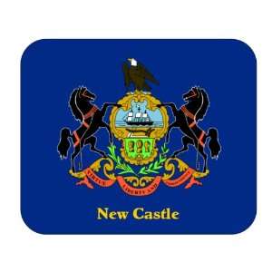   State Flag   New Castle, Pennsylvania (PA) Mouse Pad 