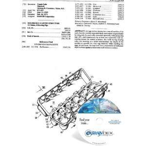    NEW Patent CD for MOLDED EGG CARTON STRUCTURE 