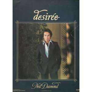  Sheet Music Desiree Neil Diamond 80 