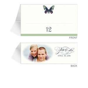  110 Photo Place Cards   Butterfly Moss Spice Dream Office 