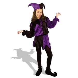   Party By Charades Costumes Jester Child Costume / Purple   Size Small