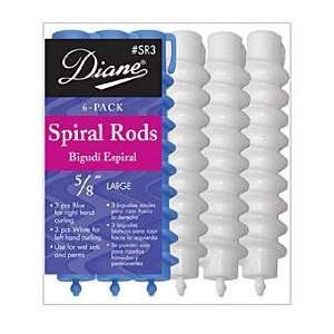  Diane Spiral Rods 5/8 #Sr3 6pk Dsr3 Beauty