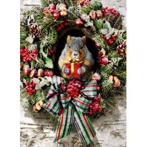  Avanti Christmas Cards, Squirrely Greetings, 10 Count 