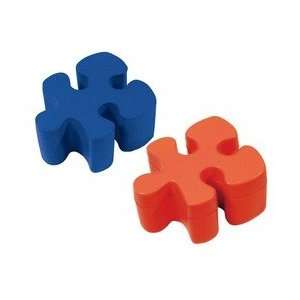 26060    Puzzle Piece Squeezie   Red or Blue Toys & Games
