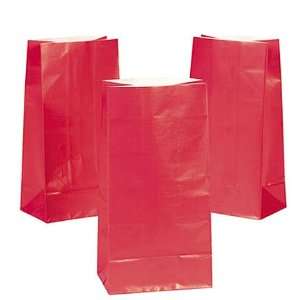  Red Paper Bags (1 dz)