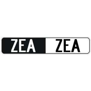   NEGATIVE ZEA  STREET SIGN