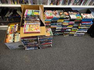HUGE Lot of 282 VHS Movies   Titles Listed  