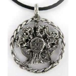  Pewter Tree with Pentacle 