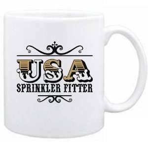  New  Usa Sprinkler Fitter   Old Style  Mug Occupations 