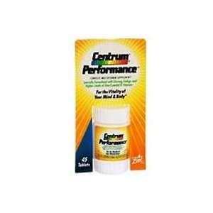 Centrum Performance Complete Multivitamin Supplement Tablets   45 Ea