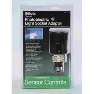  Woods 1472 Outdoor Flood/Spot Light Sensor Socket Switch 