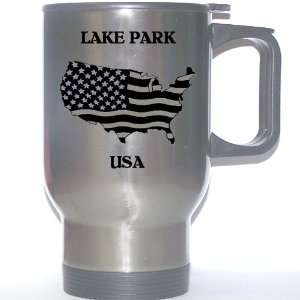  US Flag   Lake Park, Florida (FL) Stainless Steel Mug 