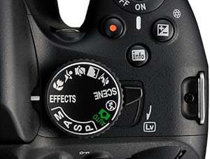 The first Nikon digital SLR camera to offer Special Effects mode