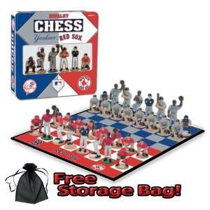    Red Sox Vs Yankees Chess Game w/ Free Storage Bag Toys & Games