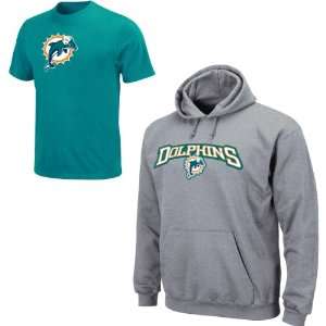  NFL Miami Dolphins Big & Tall Hood & T Shirt Combo XL TALL 