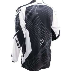 Thor S12 Phase Spiral Jersey Mens Black X large  Sports 