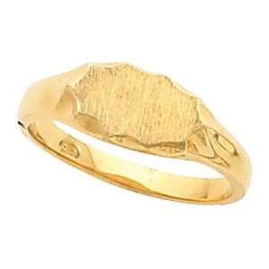  14K Yellow Gold Signet Ring Jewelry