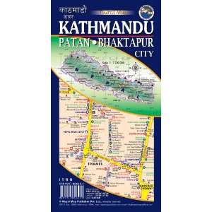  Kathmandu City   Kathmandu Patan Bhaktapur City Map 