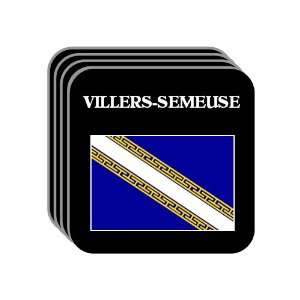 Champagne Ardenne   VILLERS SEMEUSE Set of 4 Mini Mousepad Coasters