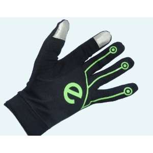   SPORT Black / Green (Large) Touchscreen Gloves