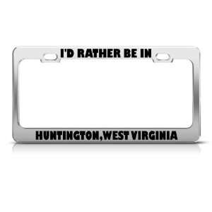  Rather In Huntington West Virginia Metal License Plate 