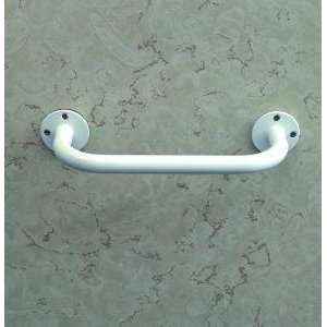  16 16 White Powder Coated Steel Grab Bar  Bed and 
