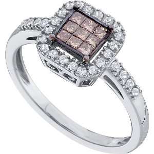  0.33ct Diamond Invisible Ring / 14KWG Jewelry