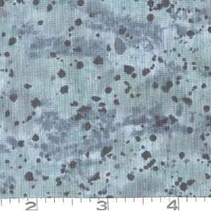  45 Wide Spattered Teal Fabric By The Yard Arts, Crafts 