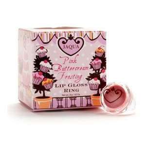  Jaqua Pink Buttercream Frosting Lip Gloss Ring Beauty