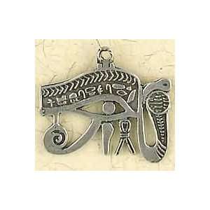  The Eye of Horus Pendant Necklace Silver Tone Charm Women 