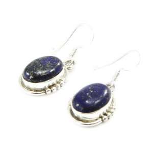  Silver loops Charmes lapis lazuli lazuli. Jewelry