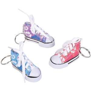  3 Hibiscus Sneakers Keychain Case Pack 36 Sports 