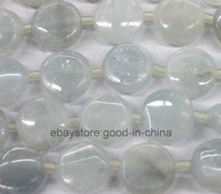 L291 Natural celestite loose beads coin 12mm  