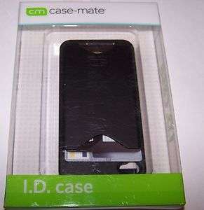 iphone 4 ID CASE HOLDER CREDIT CARD HARD case black  