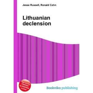  Lithuanian declension Ronald Cohn Jesse Russell Books