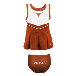   Texas Longhorns Nike Girls (4 6X) Cheerleader Set