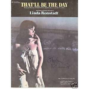  Sheet Music Linda Ronstadt That Will Be the Day 84 