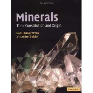  Minerals Their Constitution and Origin [Paperback] Hans 