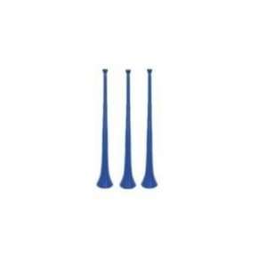  BLUE STADIUM HORNS 29 INCHES   PACK OF 3 