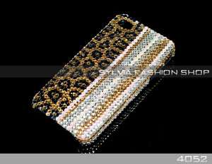 Sylvia Swarovski Crystal Leopard grain iPhone4 case~  