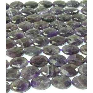  Chevron Amethyst Faceted Oval Beads Arts, Crafts & Sewing