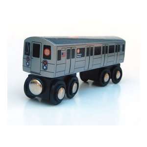  Munipals NYC Subway Wooden Railway B Car Toy Train Toys & Games