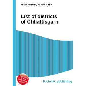  List of districts of Chhattisgarh Ronald Cohn Jesse 