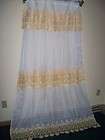 Macrame Panel w. Attached valance 100 % Polyester **NEW**