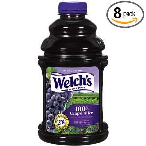 Welchs Purple Grape Juice, 46 Ounce Bottles (Pack of 8)  