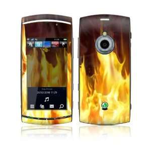  Sony Ericsson Vivaz Pro Skin Decal Sticker   Furious Fire 